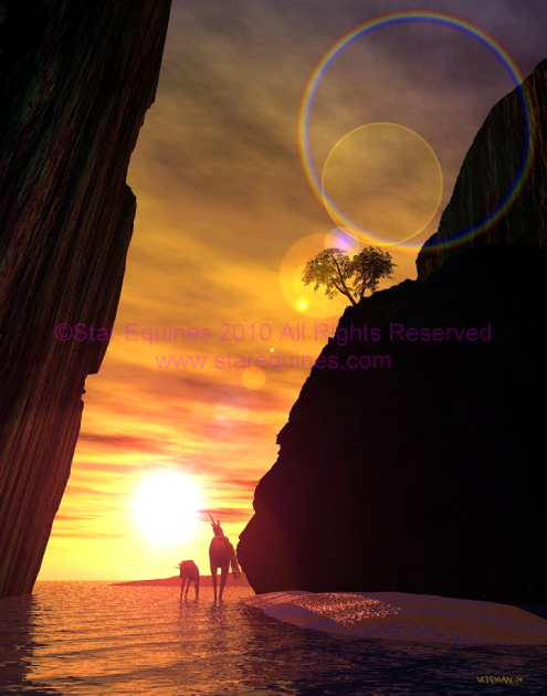 Unicorn Sunset